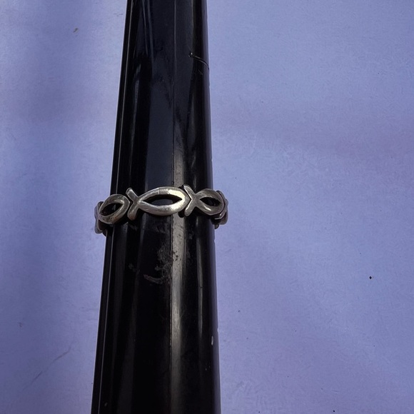 INFINITY to the Eternity Love Wedding Band Ring - Picture 4 of 6